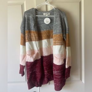 Women’s small Haptics kickbacks Cardigan ombré